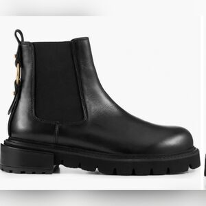 FRAME Platform Leather Boots 7